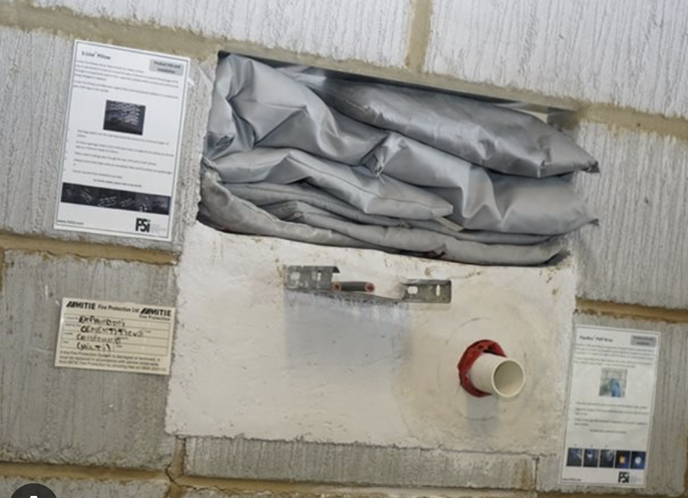 Fire compartmentation inspection